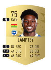 Tariq Lamptey Common 75 OVR