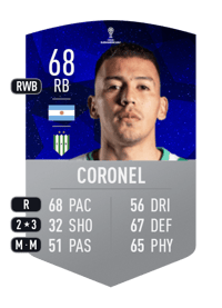 Emanuel Coronel CONMEBOL SUDAMERICANA 68 OVR