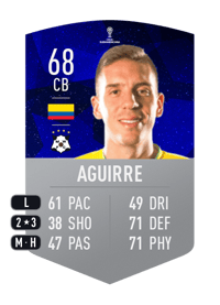 Juan Felipe Aguirre CONMEBOL SUDAMERICANA 68 OVR
