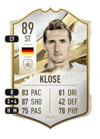 Miroslav Klose Icon 89 OVR