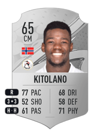 Joshua Kitolano Rare 65 OVR