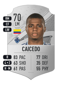 Déiber Caicedo Rare 70 OVR