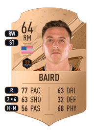 Corey Baird Rare 64 OVR
