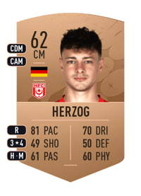Aaron Herzog Common 62 OVR