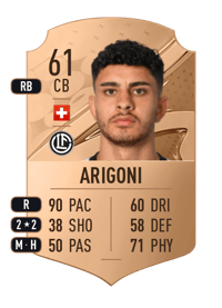 Allan Arigoni Rare 61 OVR