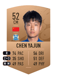 Chen Yajun Common 52 OVR