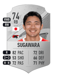 Yukinari Sugawara Rare 74 OVR
