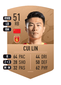 Cui Lin Common 51 OVR