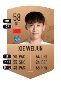 Xie Weijun Common 58 OVR