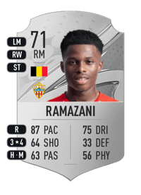 Largie Ramazani Rare 71 OVR