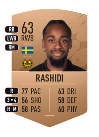 Heradi Rashidi Common 63 OVR