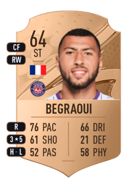 Yanis Begraoui Rare 64 OVR