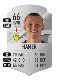 Tom Hamer Rare 66 OVR