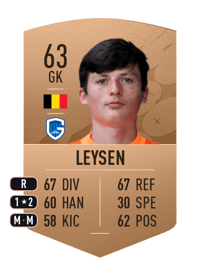 Tobe Leysen Common 63 OVR
