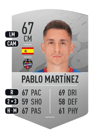 Pablo Martínez Common 67 OVR