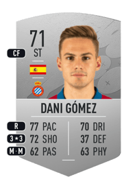 Dani Gómez Common 71 OVR