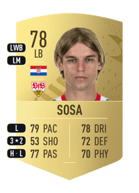 Borna Sosa Common 78 OVR