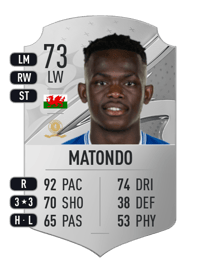 Rabbi Matondo Rare 73 OVR