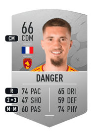 Bradley Danger Common 66 OVR