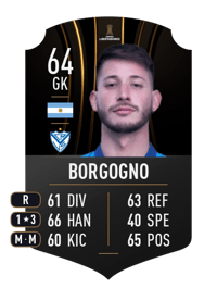 Matías Borgogno CONMEBOL LIBERTADORES 64 OVR