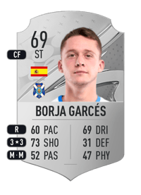 Borja Garcés Rare 69 OVR