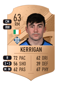 Liam Kerrigan Rare 63 OVR