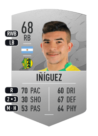 Emanuel Iñíguez Common 68 OVR