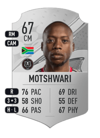 Ben Motshwari Rare 67 OVR