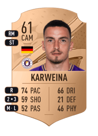 Sinan Karweina Rare 61 OVR