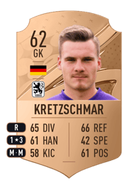 Tom Kretzschmar Rare 62 OVR