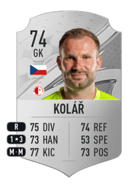 Ondřej Kolář Rare 74 OVR