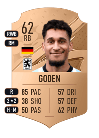 Kevin Goden Rare 62 OVR