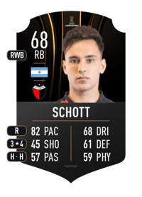 Augusto Schott CONMEBOL LIBERTADORES 68 OVR