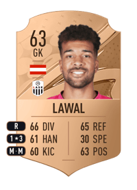 Tobias Lawal Rare 63 OVR