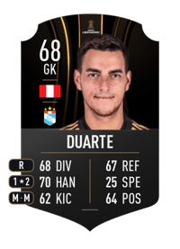 Alejandro Duarte CONMEBOL LIBERTADORES 68 OVR