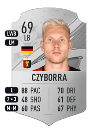 Lennart Czyborra Rare 69 OVR