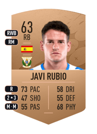 Javi Rubio Common 63 OVR