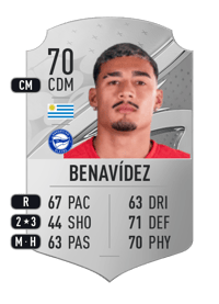 Carlos Benavídez Rare 70 OVR