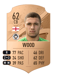 Nathan Wood Rare 62 OVR