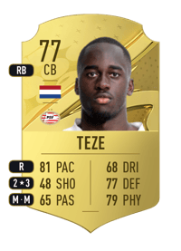 Jordan Teze Rare 77 OVR