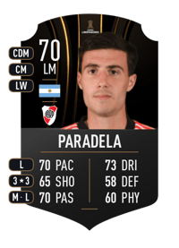 José Paradela CONMEBOL LIBERTADORES 70 OVR