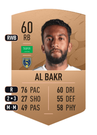 Yazeed Al Bakr Common 60 OVR