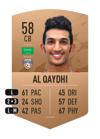 Muhannad Al Qaydhi Common 58 OVR