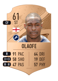 Isaac Olaofe Rare 61 OVR