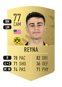 Giovanni Reyna Common 77 OVR