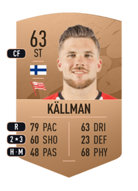 Benjamin Källman Common 63 OVR
