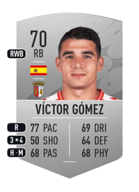 Víctor Gómez Common 70 OVR