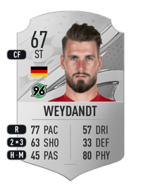 Hendrik Weydandt Rare 67 OVR
