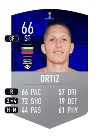Charlis Ortiz CONMEBOL SUDAMERICANA 66 OVR