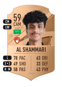 Abdulelah Al Shammari Rare 59 OVR